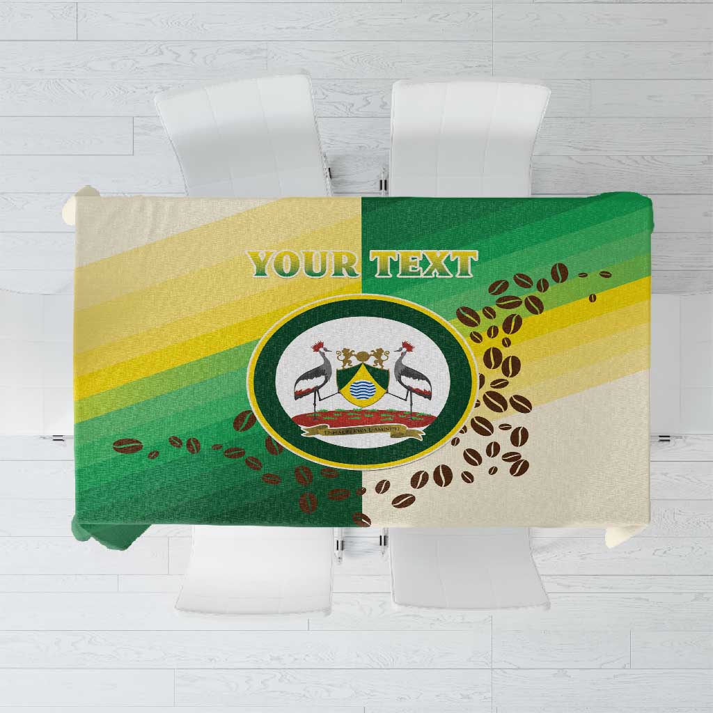 Personalised Nairobi Kenya Tablecloth Coat Of Arms With Coffee