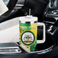 Personalised Nairobi Kenya Tumbler With Handle Coat Of Arms With Coffee