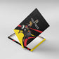 Jamhuri ya Uganda Rugby Custom Canvas Wall Art With Black Crowned Crane Mascot