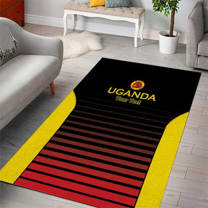 Jamhuri ya Uganda Rugby Custom Area Rug Go Champions Cranes