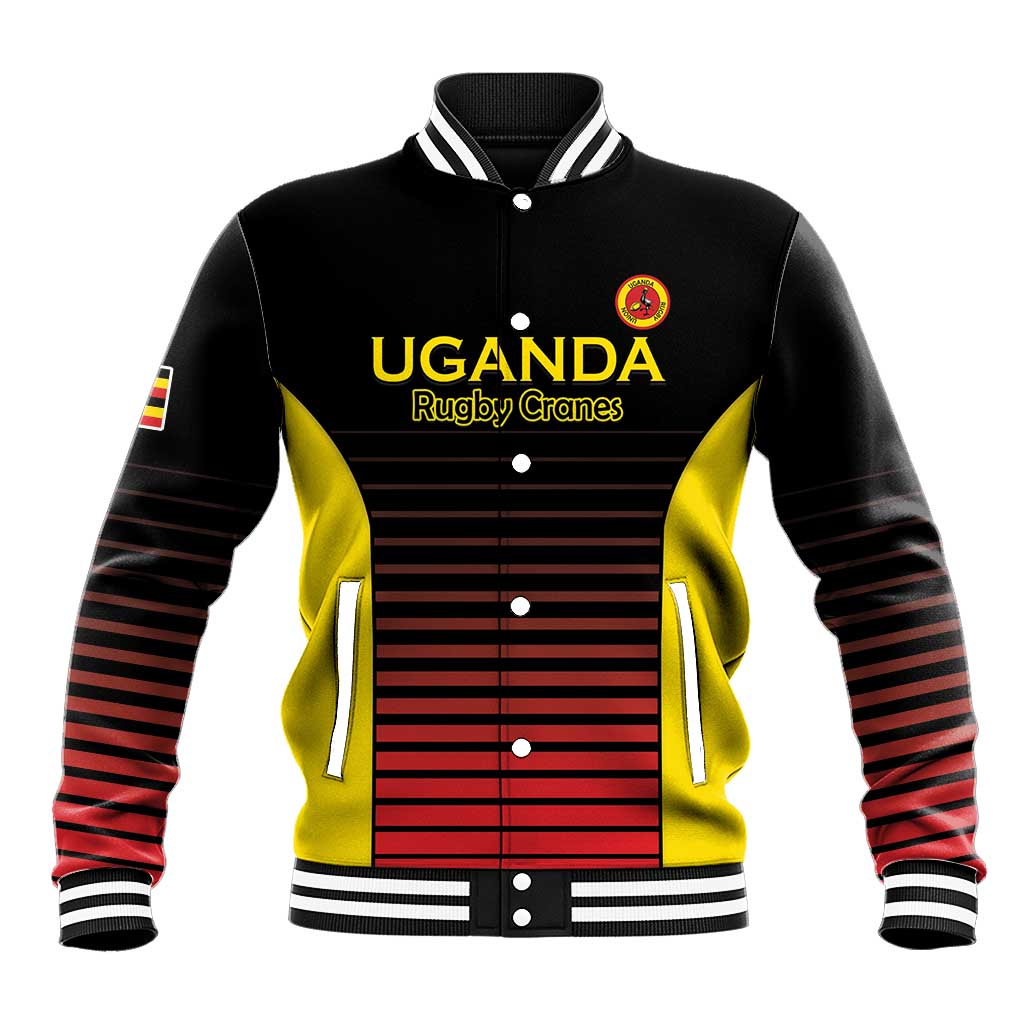 Jamhuri ya Uganda Rugby Custom Baseball Jacket Go Champions Cranes