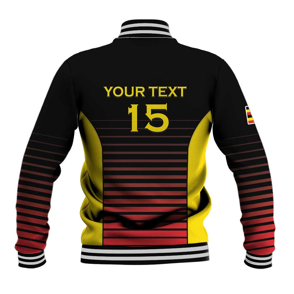 Jamhuri ya Uganda Rugby Custom Baseball Jacket Go Champions Cranes