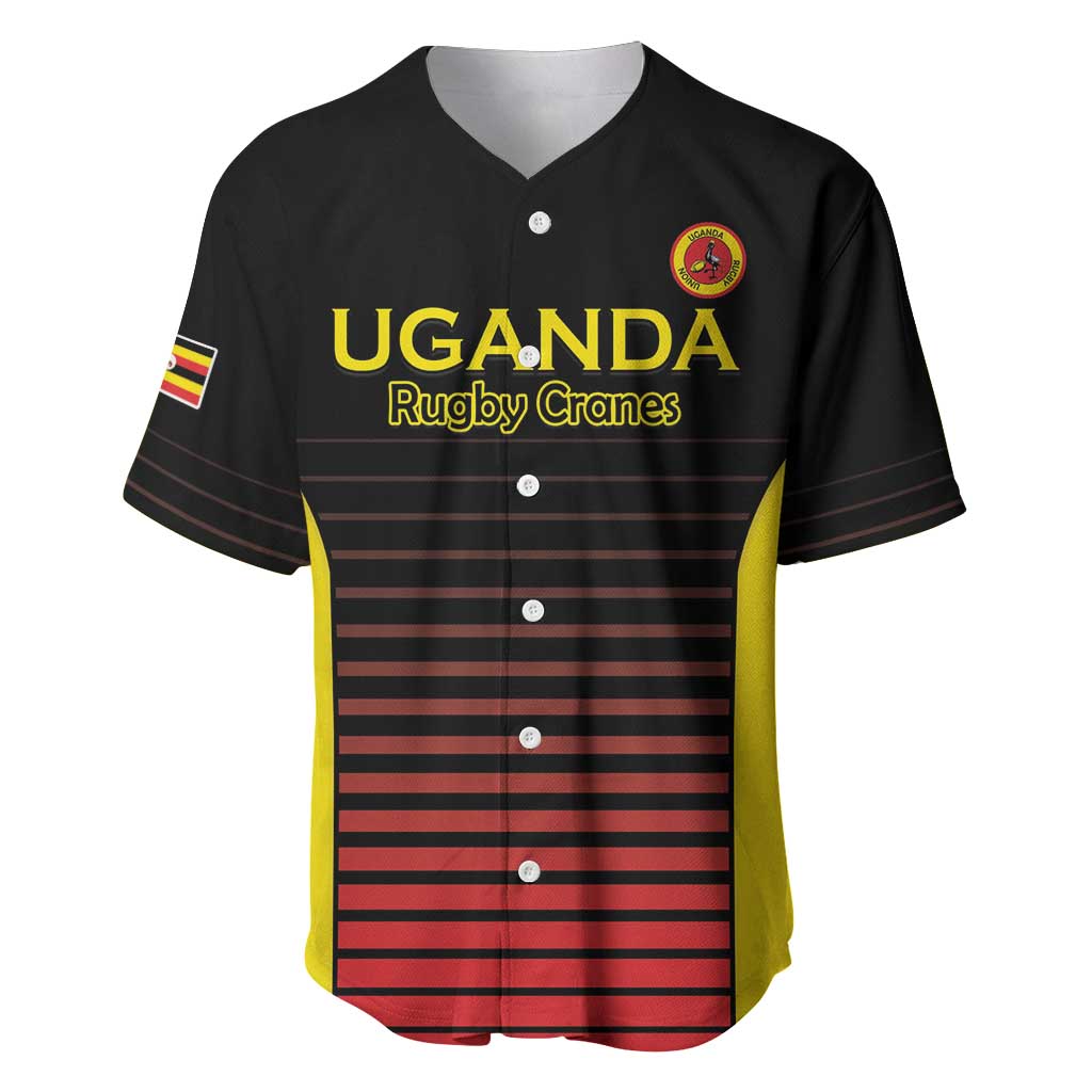 Jamhuri ya Uganda Rugby Custom Baseball Jersey Go Champions Cranes