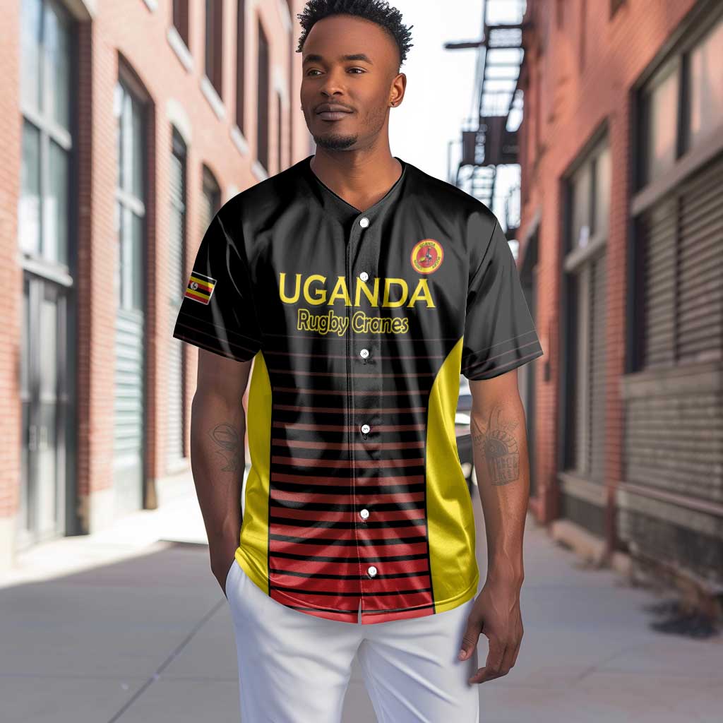 Jamhuri ya Uganda Rugby Custom Baseball Jersey Go Champions Cranes