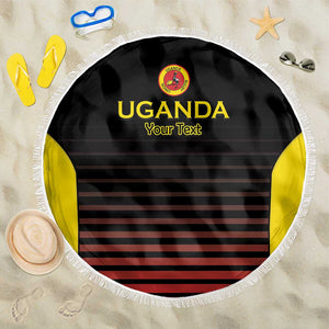 Jamhuri ya Uganda Rugby Custom Beach Blanket Go Champions Cranes