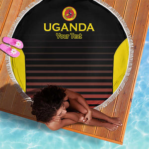 Jamhuri ya Uganda Rugby Custom Beach Blanket Go Champions Cranes