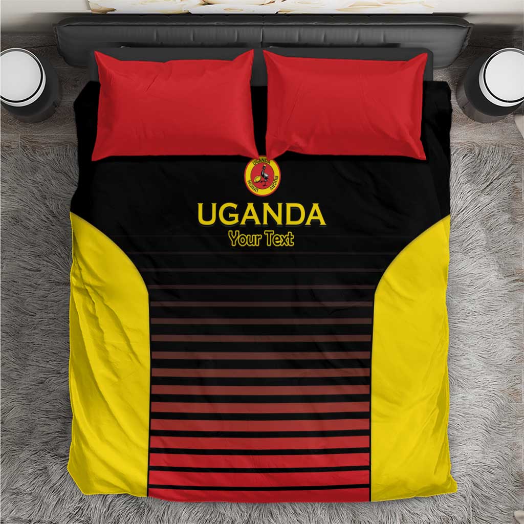 Jamhuri ya Uganda Rugby Custom Bedding Set Go Champions Cranes