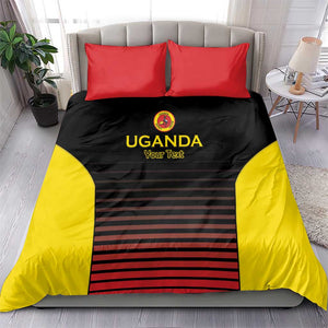 Jamhuri ya Uganda Rugby Custom Bedding Set Go Champions Cranes