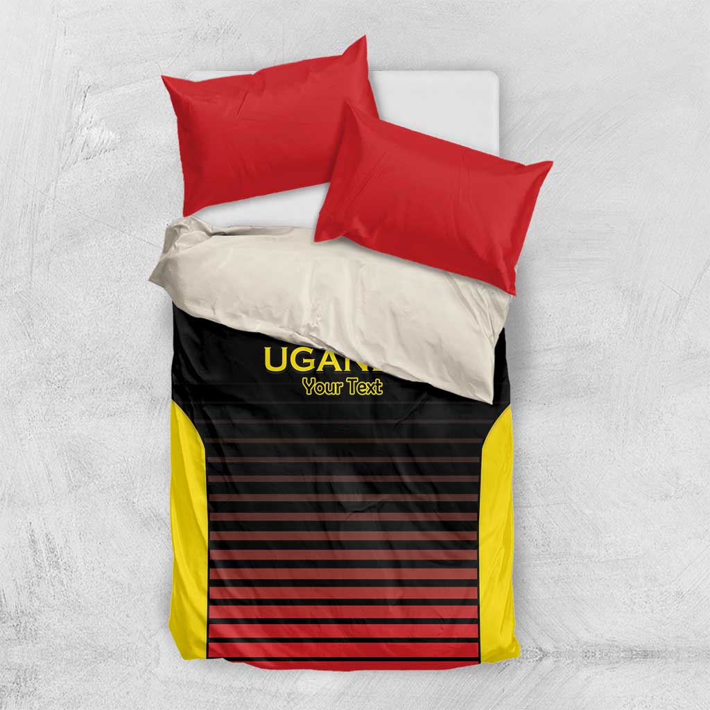 Jamhuri ya Uganda Rugby Custom Bedding Set Go Champions Cranes