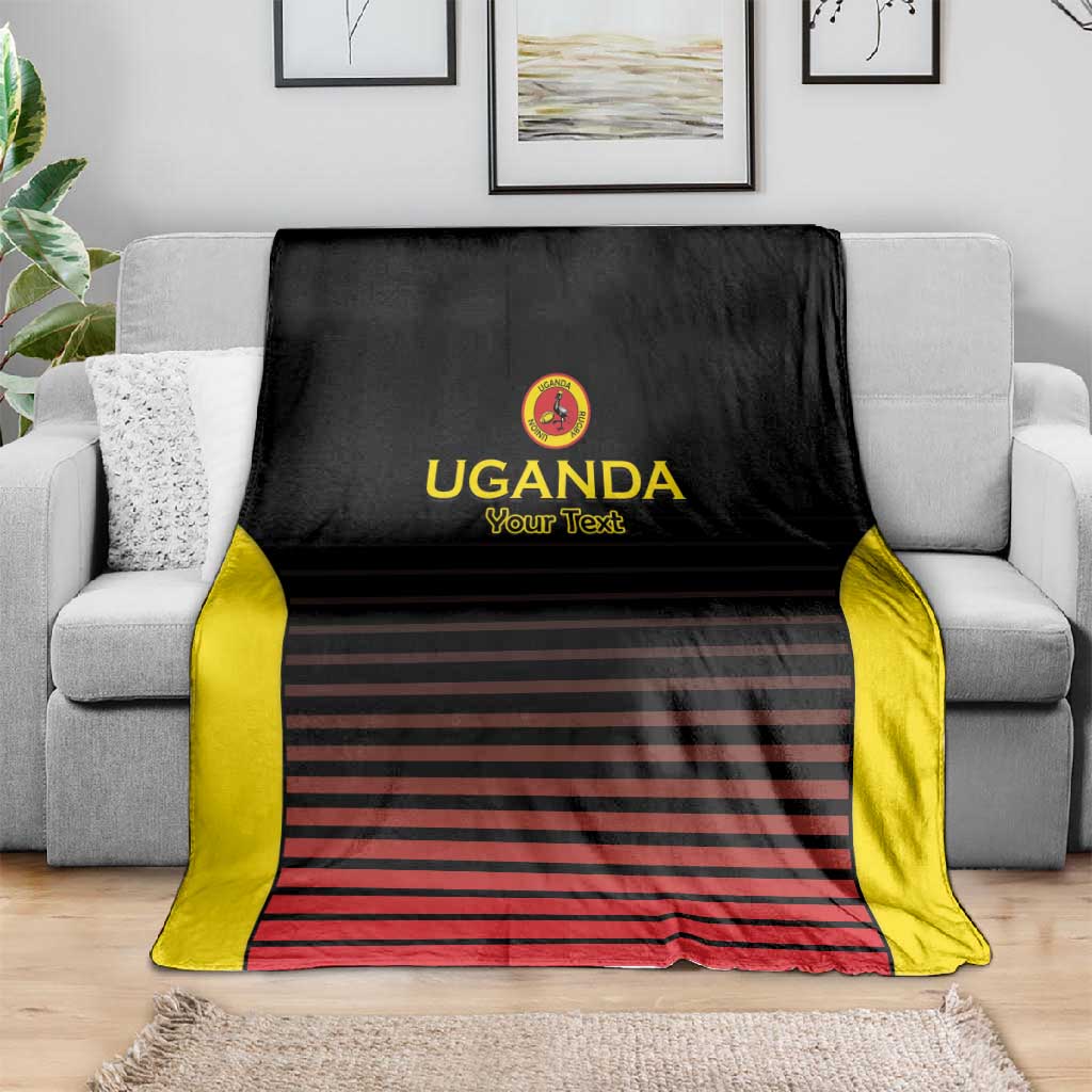 Jamhuri ya Uganda Rugby Custom Blanket Go Champions Cranes