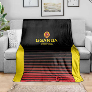 Jamhuri ya Uganda Rugby Custom Blanket Go Champions Cranes