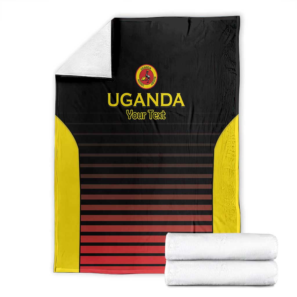Jamhuri ya Uganda Rugby Custom Blanket Go Champions Cranes