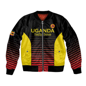Jamhuri ya Uganda Rugby Custom Bomber Jacket Go Champions Cranes