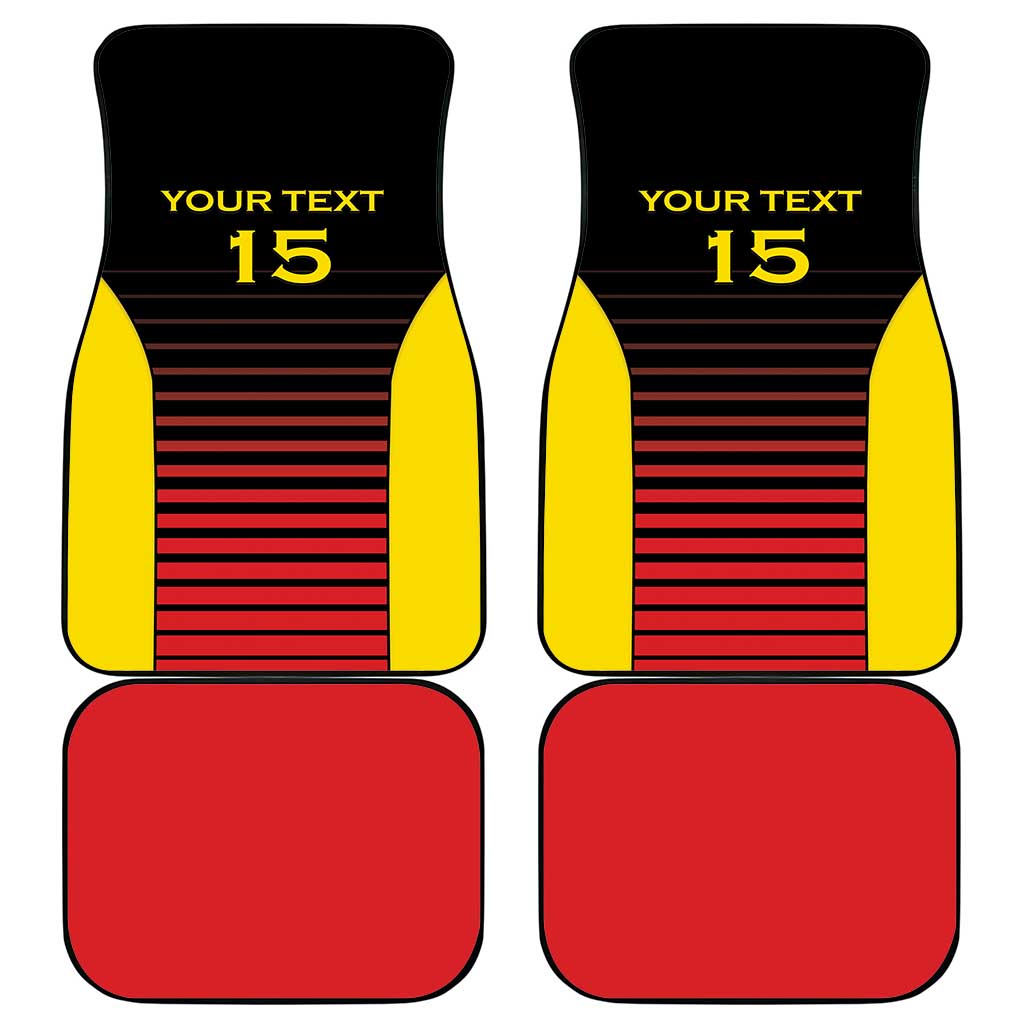 Jamhuri ya Uganda Rugby Custom Car Mats Go Champions Cranes