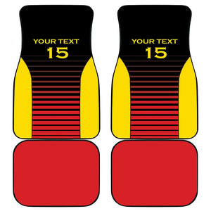 Jamhuri ya Uganda Rugby Custom Car Mats Go Champions Cranes