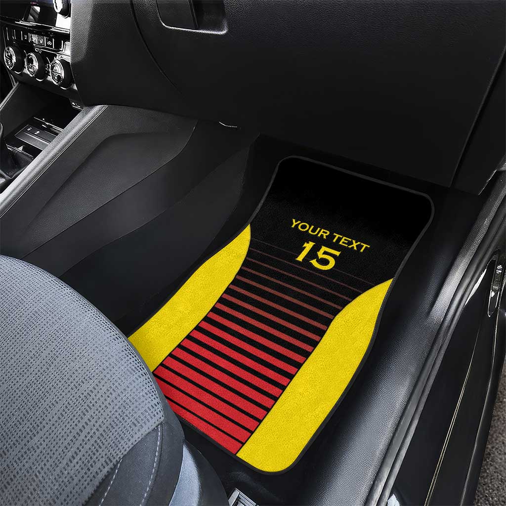 Jamhuri ya Uganda Rugby Custom Car Mats Go Champions Cranes