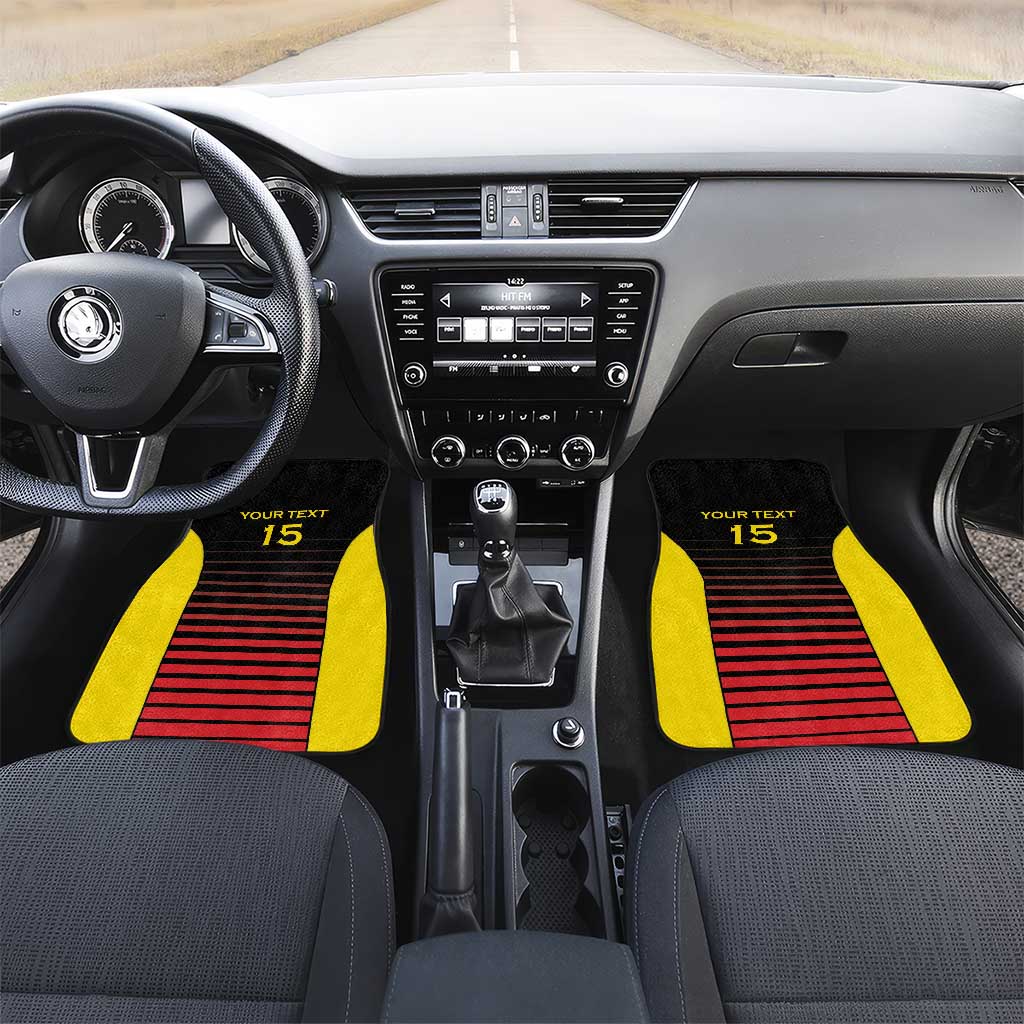 Jamhuri ya Uganda Rugby Custom Car Mats Go Champions Cranes