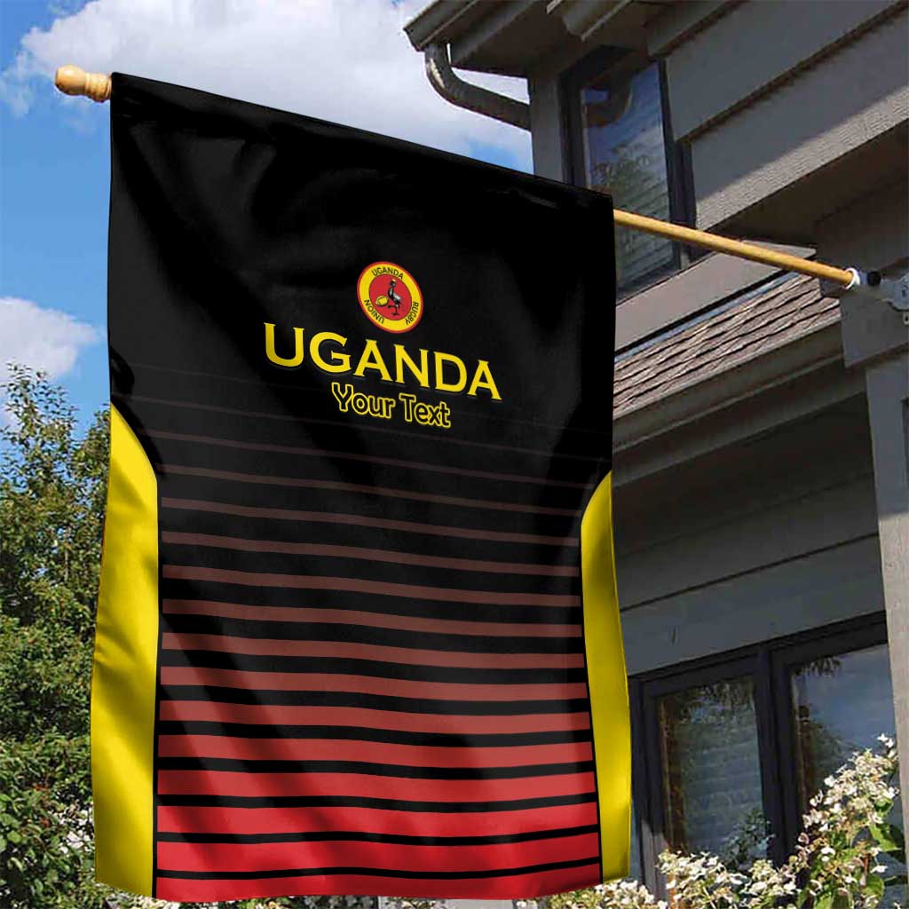 Jamhuri ya Uganda Rugby Custom Garden Flag Go Champions Cranes