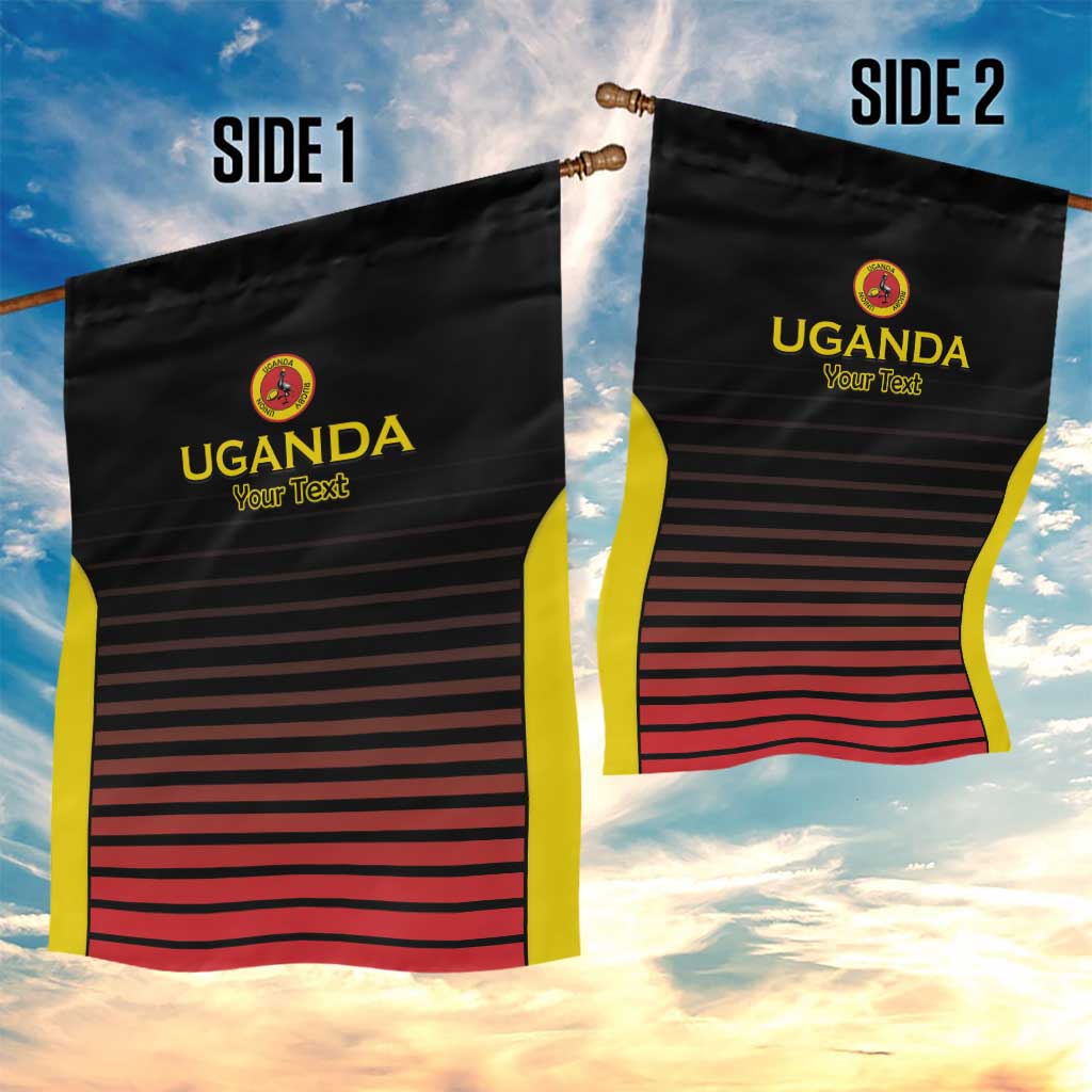 Jamhuri ya Uganda Rugby Custom Garden Flag Go Champions Cranes