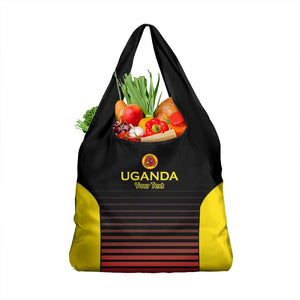 Jamhuri ya Uganda Rugby Custom Grocery Bag Go Champions Cranes