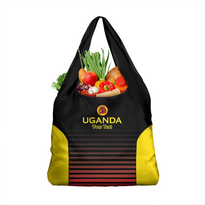 Jamhuri ya Uganda Rugby Custom Grocery Bag Go Champions Cranes