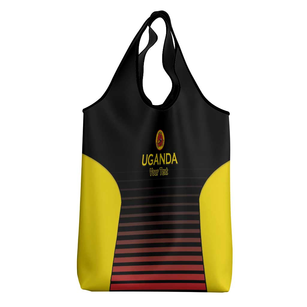 Jamhuri ya Uganda Rugby Custom Grocery Bag Go Champions Cranes