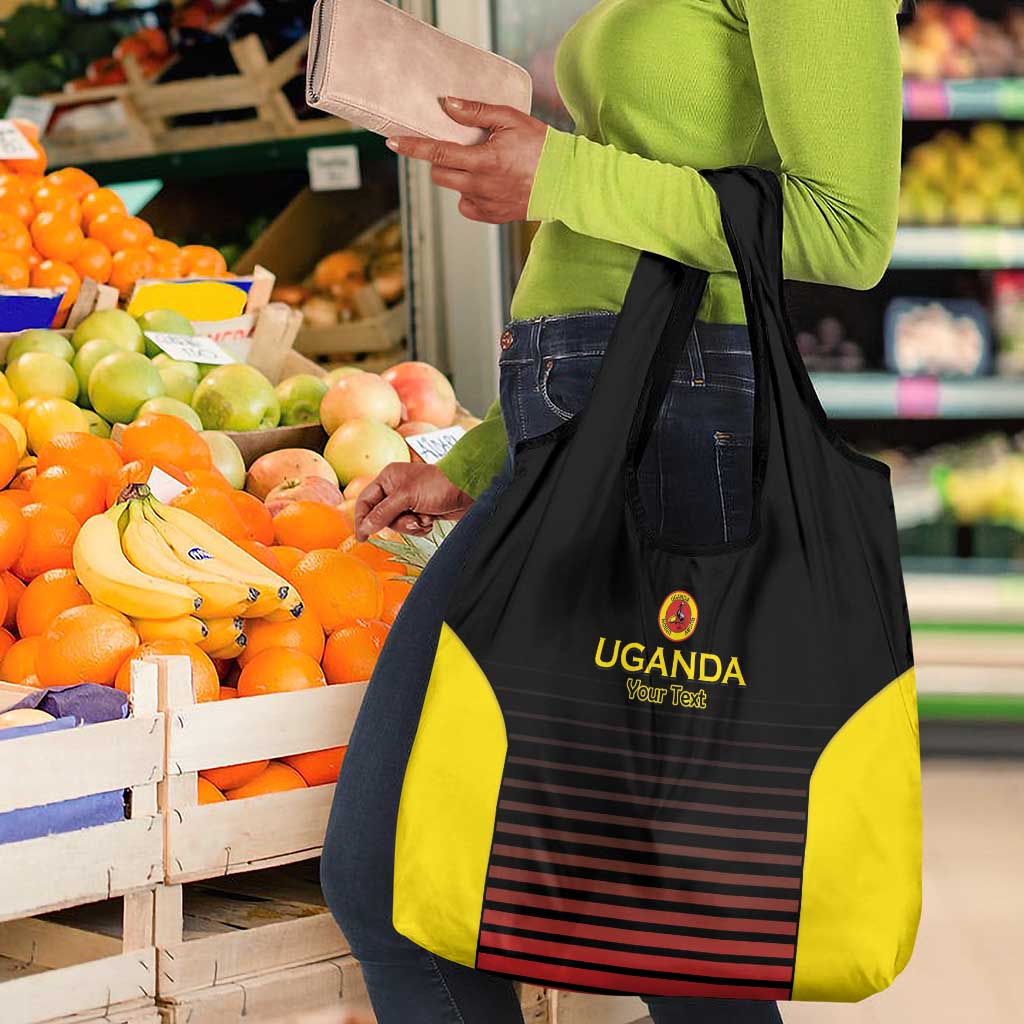Jamhuri ya Uganda Rugby Custom Grocery Bag Go Champions Cranes