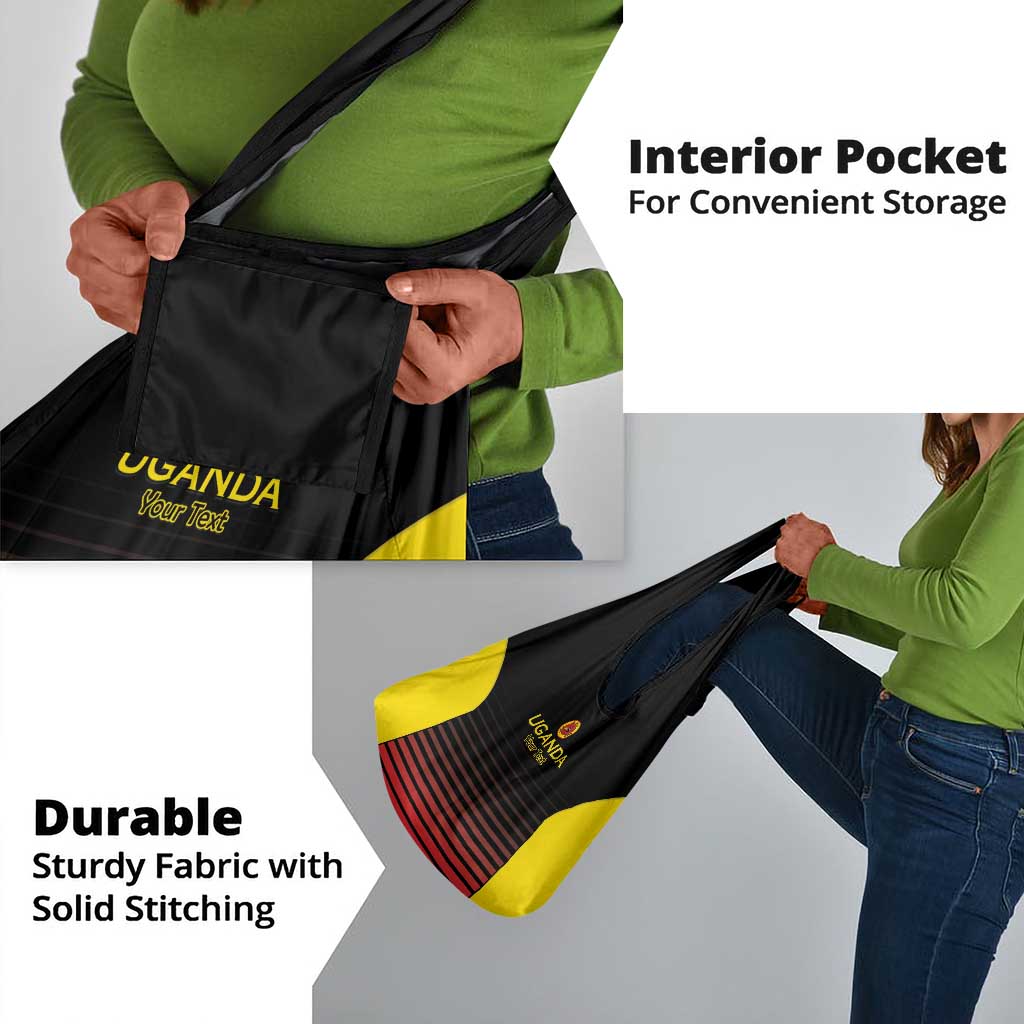Jamhuri ya Uganda Rugby Custom Grocery Bag Go Champions Cranes