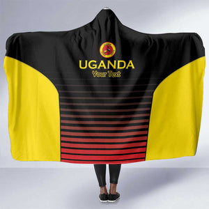Jamhuri ya Uganda Rugby Custom Hooded Blanket Go Champions Cranes
