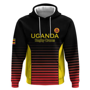 Jamhuri ya Uganda Rugby Custom Hoodie Go Champions Cranes
