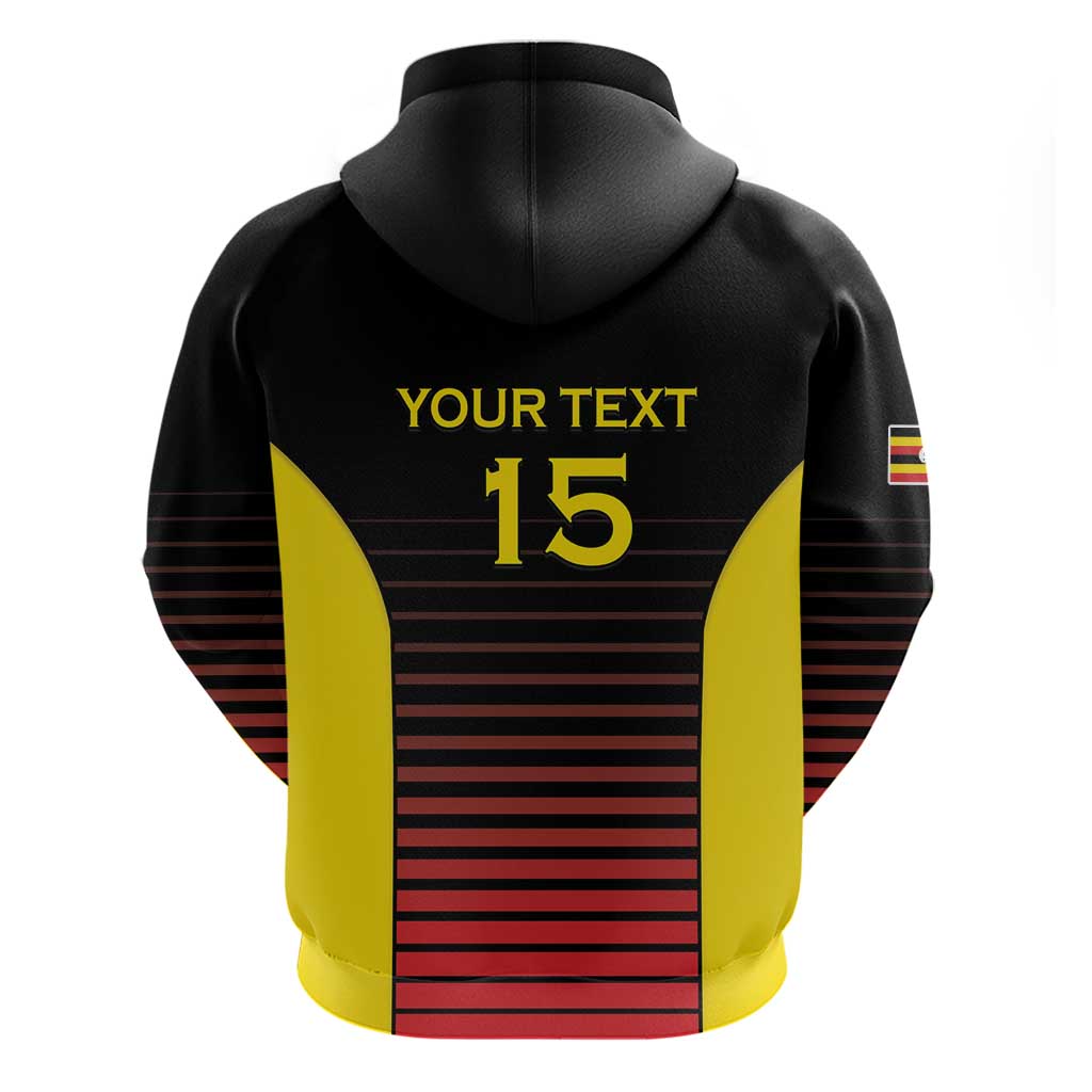 Jamhuri ya Uganda Rugby Custom Hoodie Go Champions Cranes