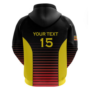 Jamhuri ya Uganda Rugby Custom Hoodie Go Champions Cranes