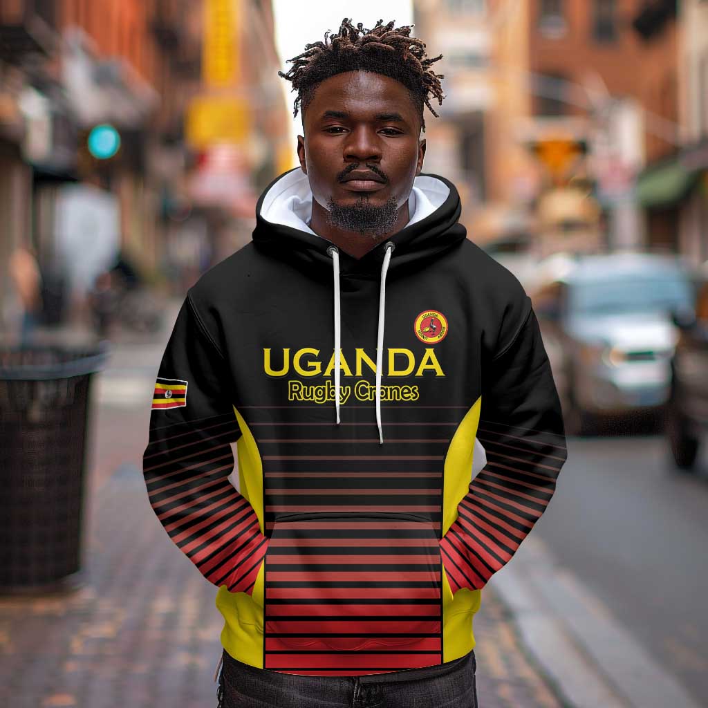 Jamhuri ya Uganda Rugby Custom Hoodie Go Champions Cranes
