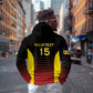 Jamhuri ya Uganda Rugby Custom Hoodie Go Champions Cranes