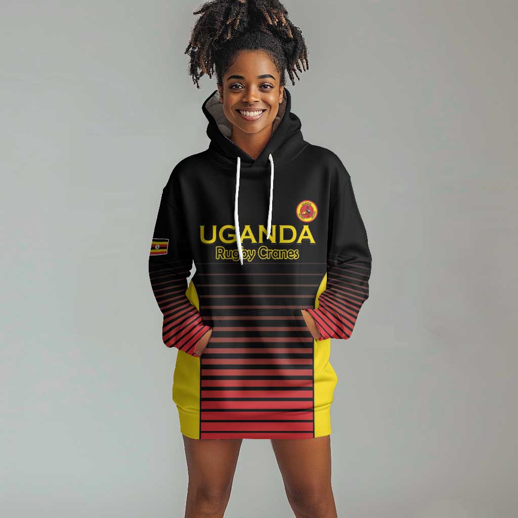 Jamhuri ya Uganda Rugby Custom Hoodie Dress Go Champions Cranes