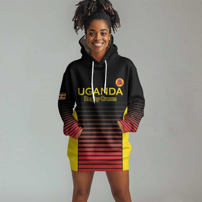Jamhuri ya Uganda Rugby Custom Hoodie Dress Go Champions Cranes