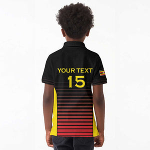 Jamhuri ya Uganda Rugby Custom Kid Polo Shirt Go Champions Cranes