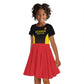 Jamhuri ya Uganda Rugby Custom Kid Short Sleeve Dress Go Champions Cranes
