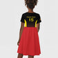 Jamhuri ya Uganda Rugby Custom Kid Short Sleeve Dress Go Champions Cranes
