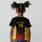 Jamhuri ya Uganda Rugby Custom Kid T shirt Go Champions Cranes