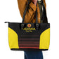 Jamhuri ya Uganda Rugby Custom Leather Tote Bag Go Champions Cranes