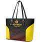 Jamhuri ya Uganda Rugby Custom Leather Tote Bag Go Champions Cranes