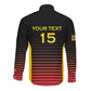 Jamhuri ya Uganda Rugby Custom Long Sleeve Button Shirt Go Champions Cranes