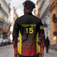 Jamhuri ya Uganda Rugby Custom Long Sleeve Button Shirt Go Champions Cranes