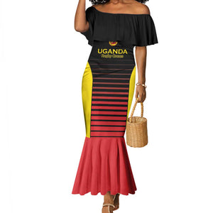 Jamhuri ya Uganda Rugby Custom Mermaid Dress Go Champions Cranes