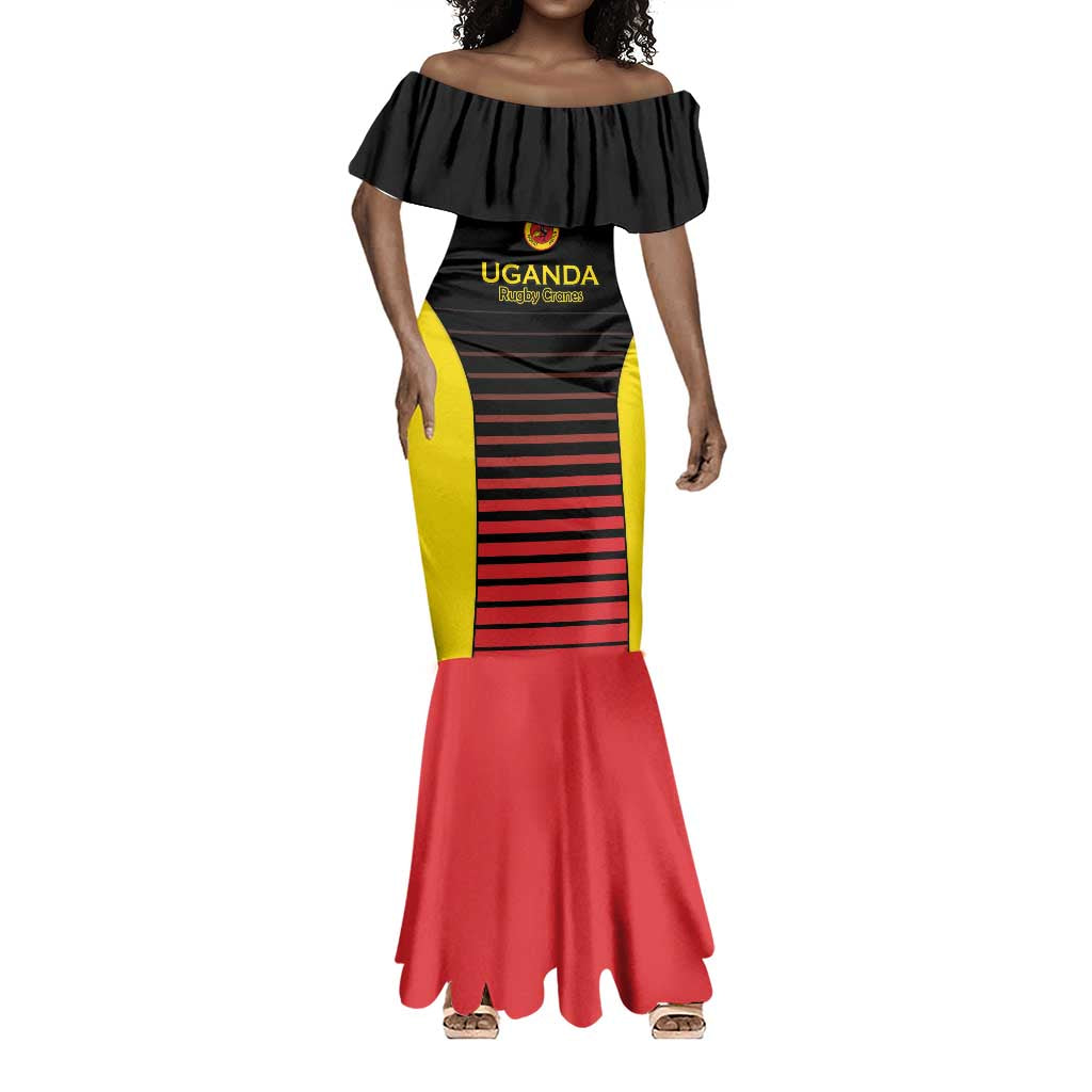 Jamhuri ya Uganda Rugby Custom Mermaid Dress Go Champions Cranes