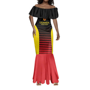 Jamhuri ya Uganda Rugby Custom Mermaid Dress Go Champions Cranes