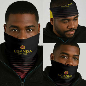 Jamhuri ya Uganda Rugby Custom Neck Gaiter Go Champions Cranes LT15