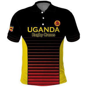 Jamhuri ya Uganda Rugby Custom Polo Shirt Go Champions Cranes