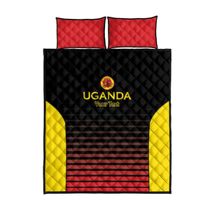 Jamhuri ya Uganda Rugby Custom Quilt Bed Set Go Champions Cranes